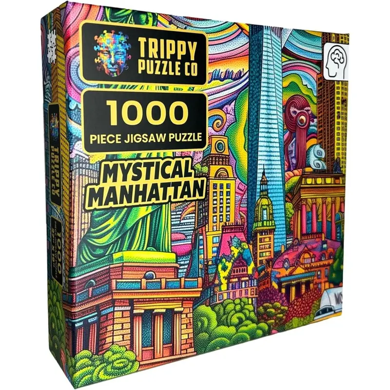 Trippy Puzzle Co Mystical Manhattan 1000Pc Jigsaw Puzzle 1