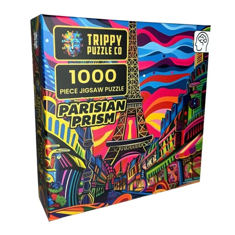 Trippy Puzzle Co Parisian Prism 1000Pc Jigsaw Puzzle 1