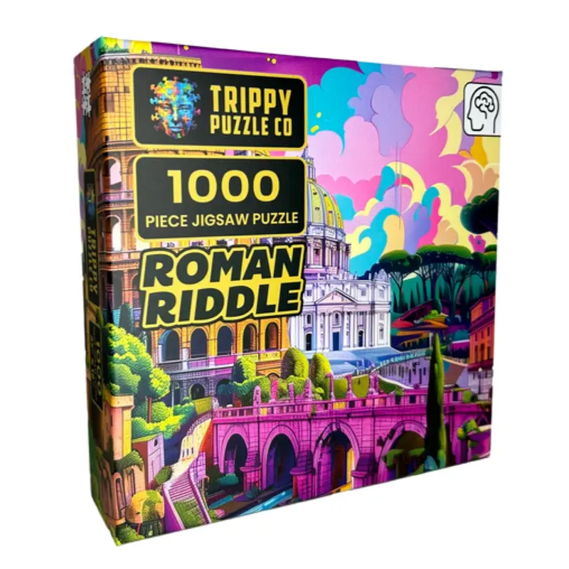 Trippy Puzzle Co Roman Riddle 1000Pc Jigsaw Puzzle 1