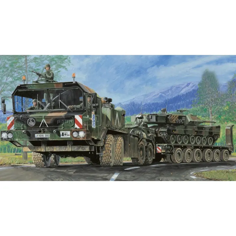 Trumpeter 00203 1/35 Faun Elephant Tank Transporter 1