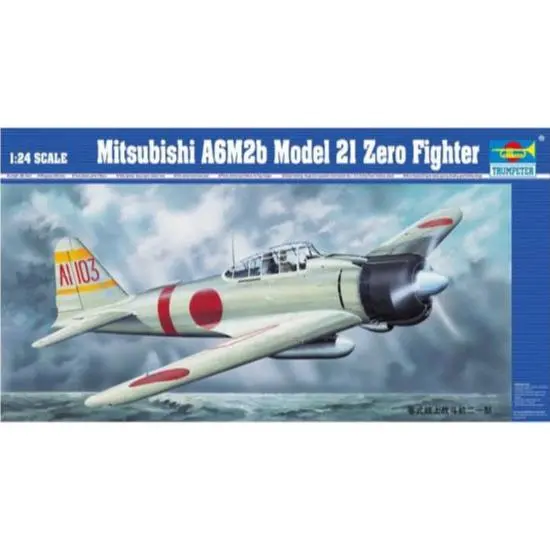 Trumpeter 02405 1/24 Japanese A6m2b Model21 Zero Fighter 1