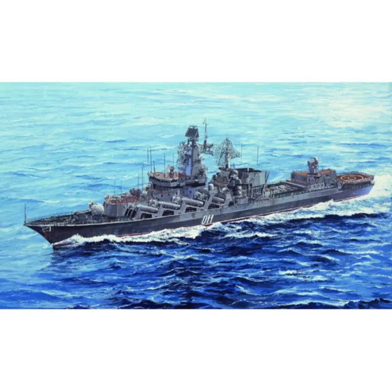 Trumpeter 05722 1/700 Russian Navy Slava Class Cruiser Marshal Ustinov 1