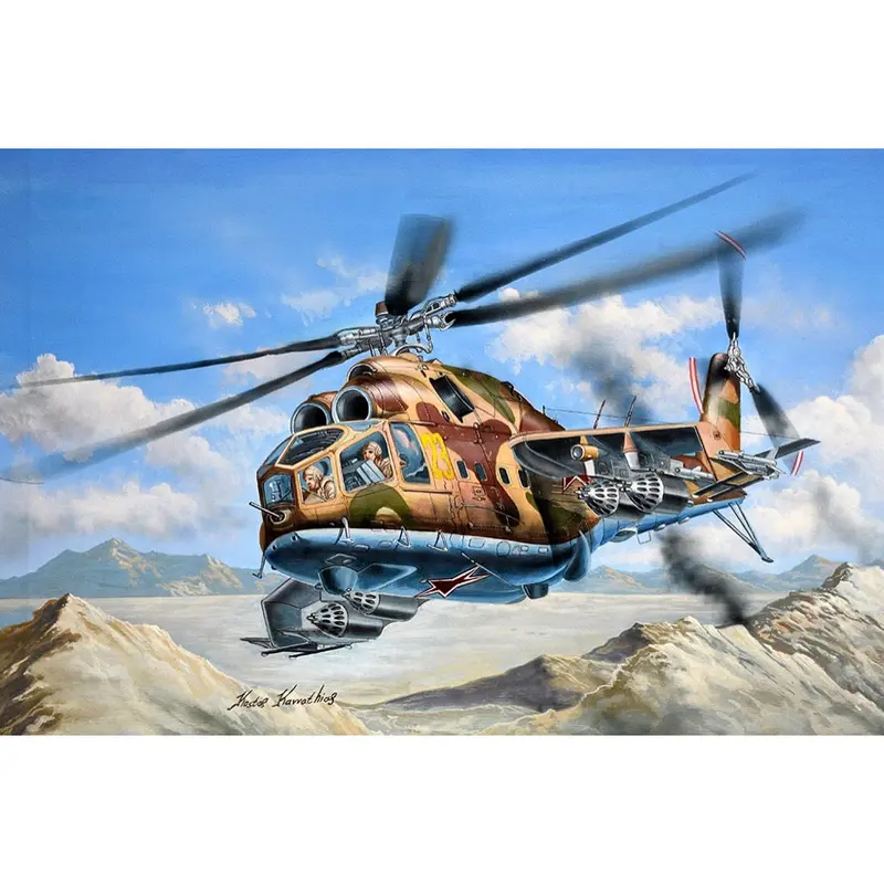 Trumpeter 05828 1/48 Mil Mi-24A Hind-B 1
