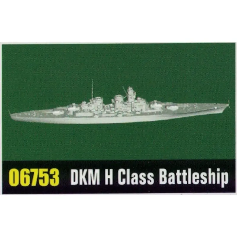 Trumpeter 06753 1/700 Dkm H Class Battleship 1