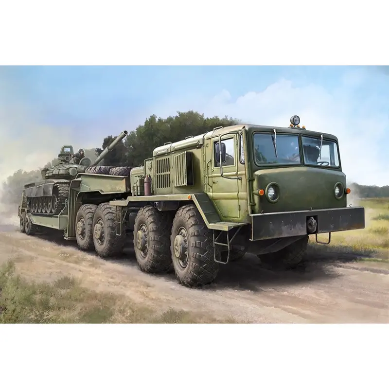Trumpeter 07195 1/72 Maz-537G Late Production Type With Maz/Chmzap-5247G Semitrailer 1