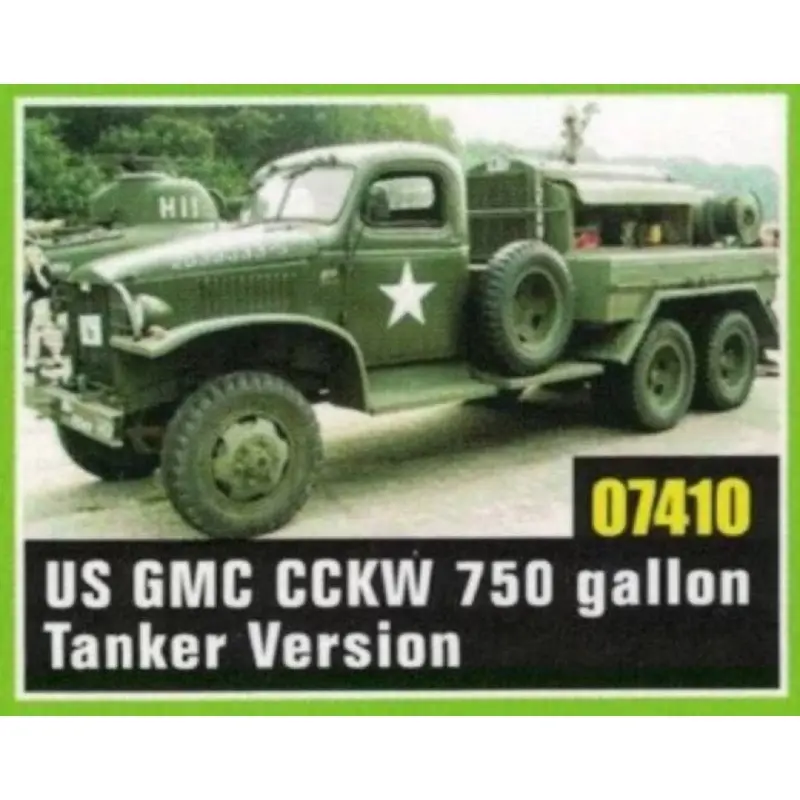Trumpeter 07410 1/72 Us Gmc Cckw 750 Gallon Tanker 1