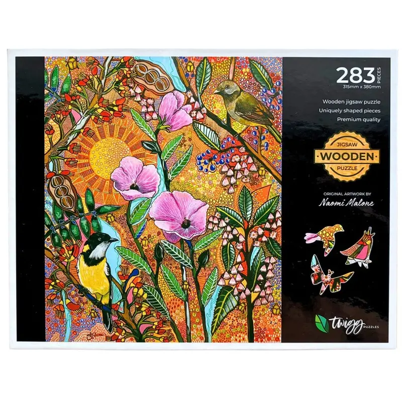 Twigg Golden Whistler 283Pc Wooden Jigsaw Puzzle 1