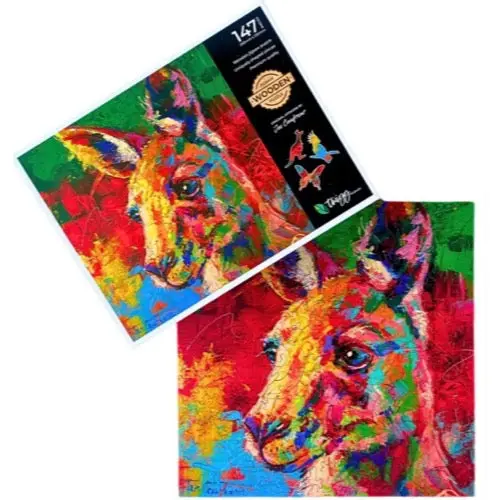 Twigg Jos Clive The Kangaroo 147Pc Wooden Jigsaw Puzzle 1