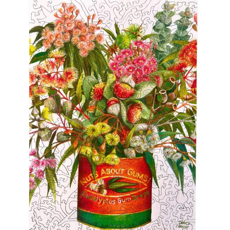 Twigg Puzzles Debra Meier Mad Nuts About Gums 276Pc Wooden Jigsaw Puzzle 1