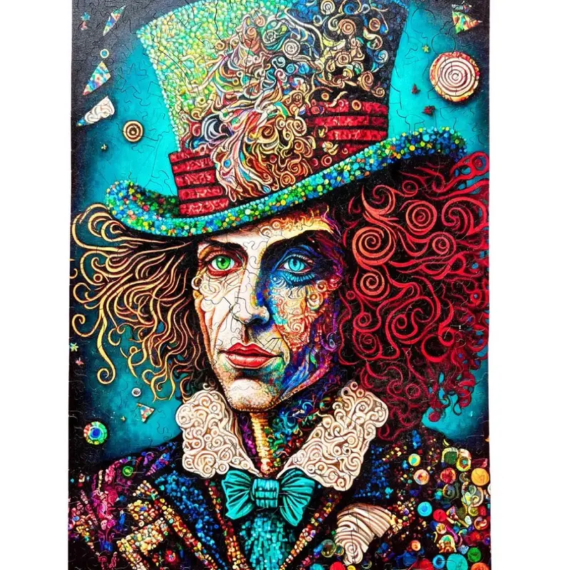 Twigg Puzzles Mad Hatter 282Pc Wooden Jigsaw Puzzle 1