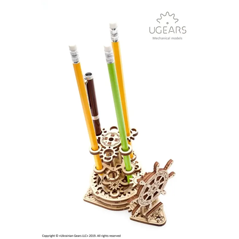 Ugears 70220 Wheel Organiser Pen Holder 2.0 1