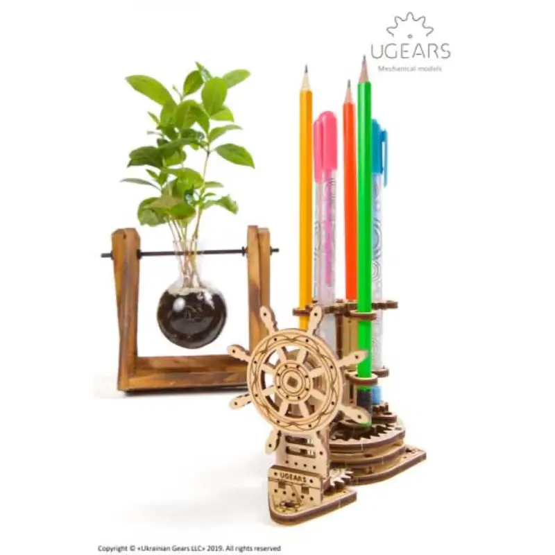 Ugears 70220 Wheel Organiser Pen Holder 2.0 2