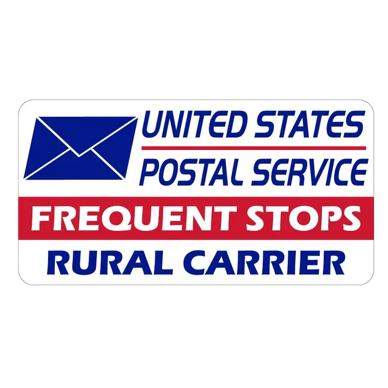 United States Postal Service Rural Carrier Magnet Sign 12” X 24” 1