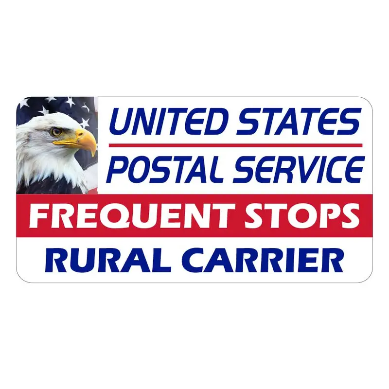 Usps Frequent Stops Rural Carrier Magnet 12X6" 1