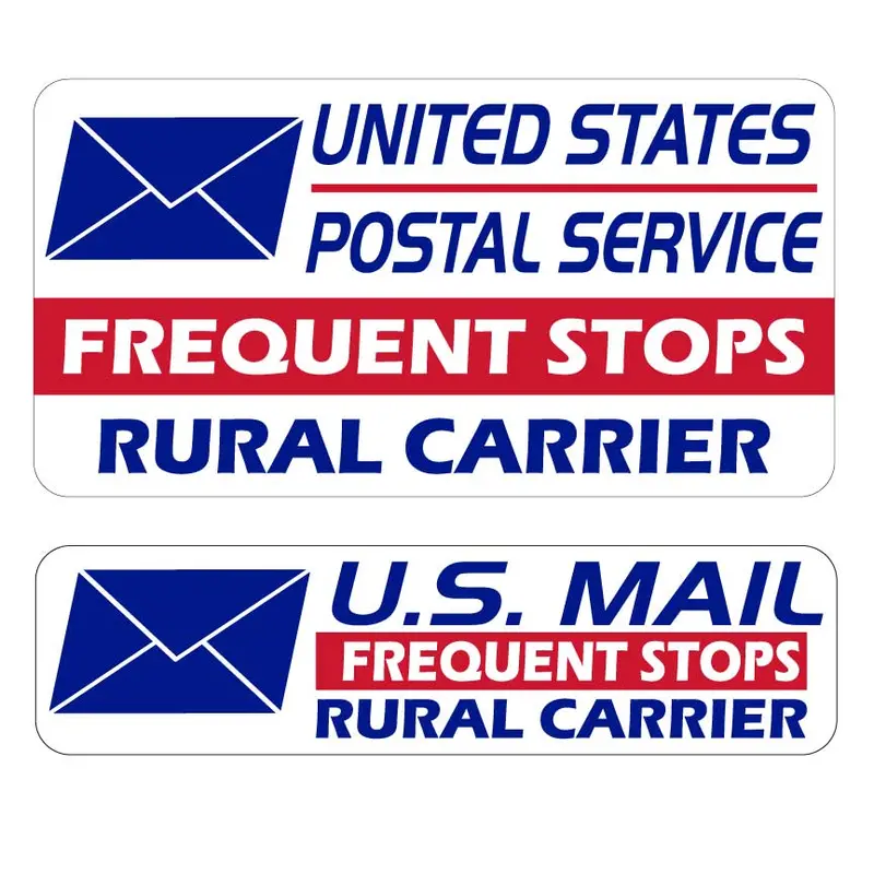 Usps Rural Carrier Magnet 3-Piece Set – (2) 24” X 12” & (1) 24” X 6” 1