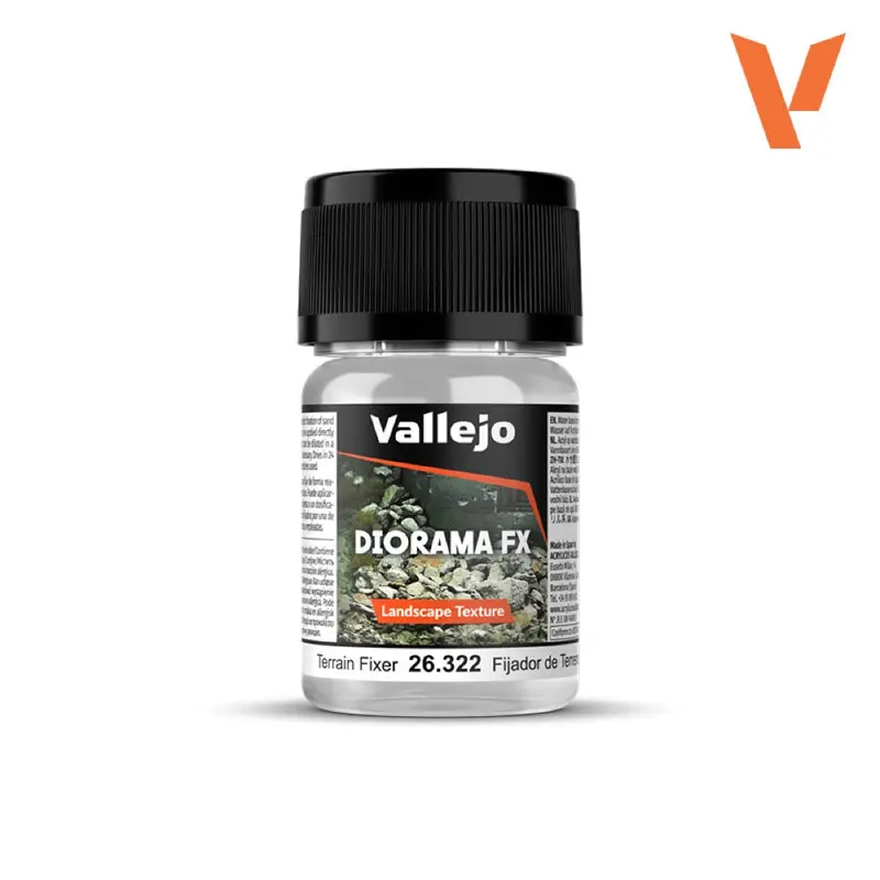 Vallejo 26322 Diorama Fx Landscape Textures Terrain Fixer 35Ml 1