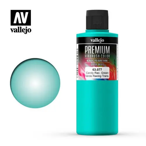 Vallejo 63077 Premium Color Candy Racing Green 200Ml 1