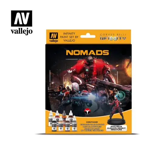 Vallejo 70233 Infinity Nomads Exclusive Miniature Acrylic Paint Set 1
