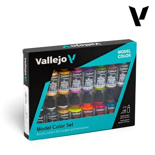 Vallejo 70257 Model Colour Wargame Special 16 Colours Acrylic Paint Set 1