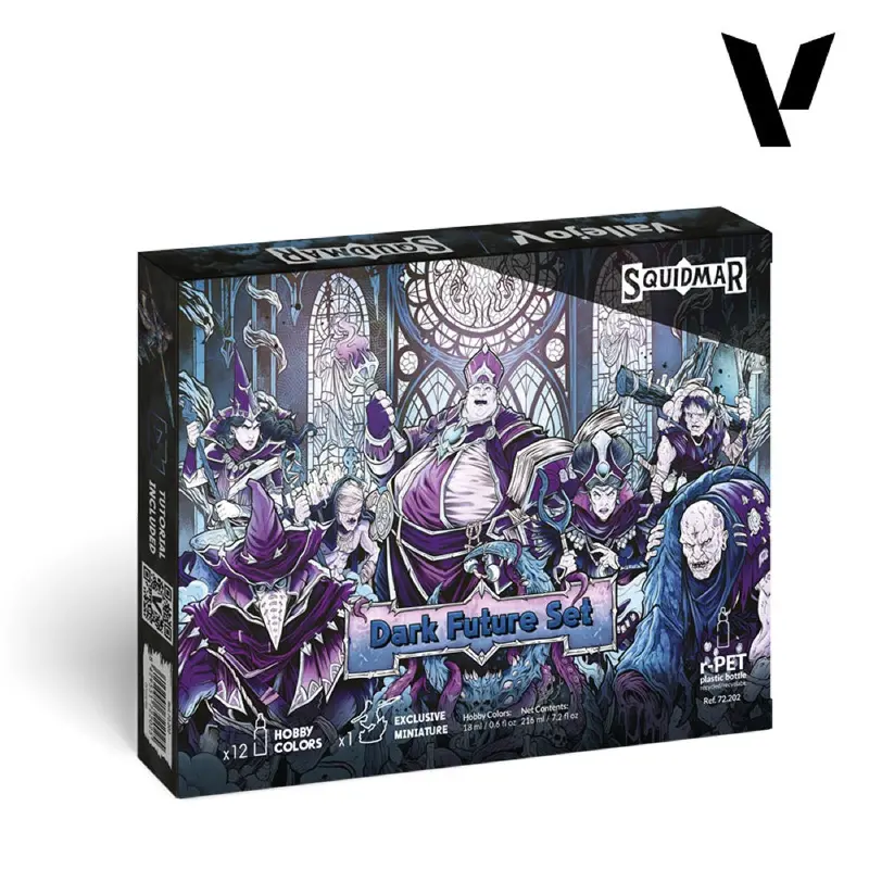 Vallejo 72202 Squidmar Dark Future Paint Set 1