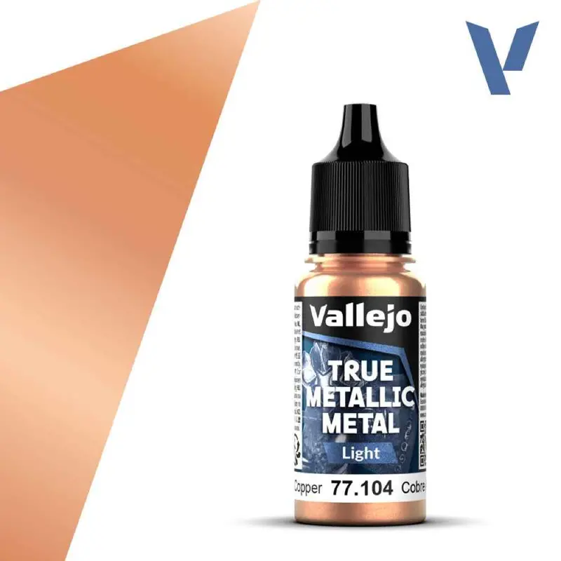 Vallejo 77104 True Metallic Metal Light Ancient Copper 18 Ml 1