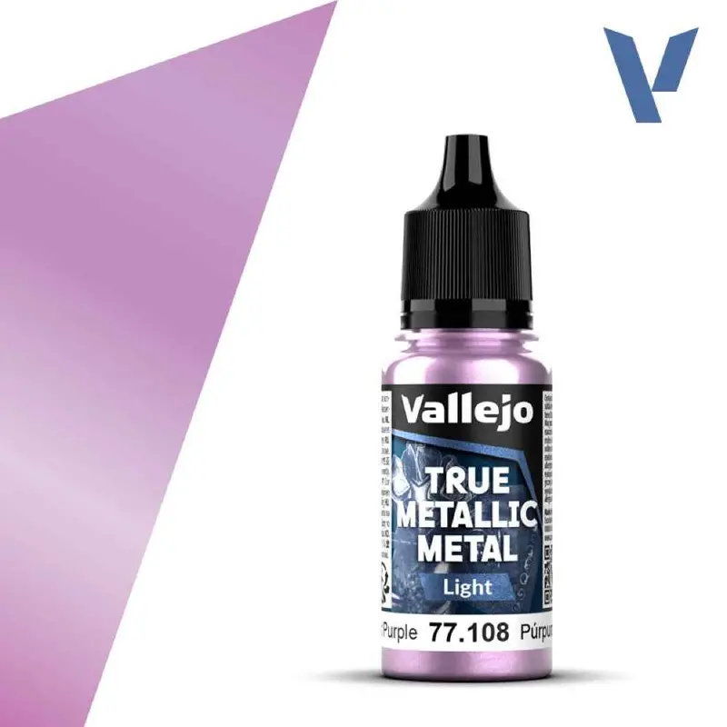Vallejo 77108 True Metallic Metal Light Amethyst Purple 18 Ml 1