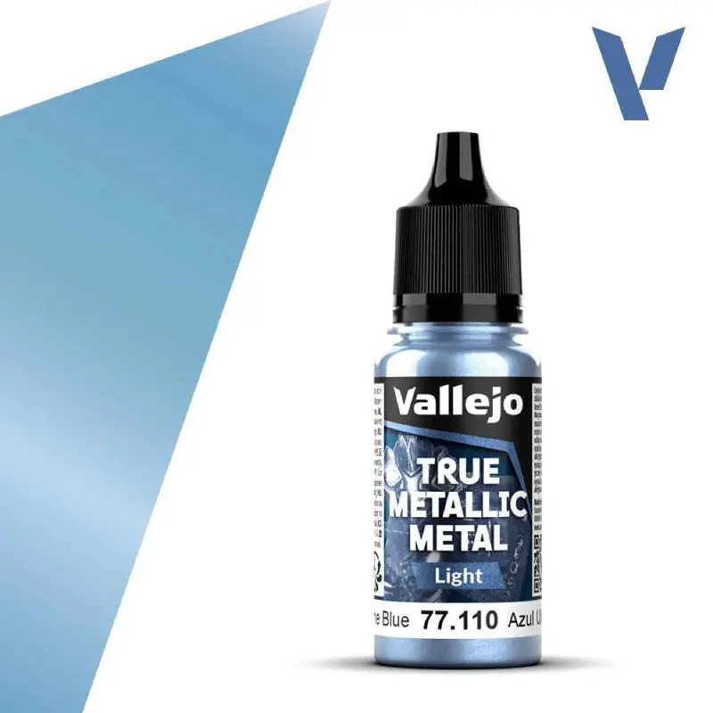 Vallejo 77110 True Metallic Metal Light Ultramarine Blue 18 Ml 1