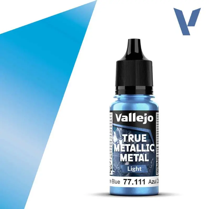 Vallejo 77111 True Metallic Metal Light Sapphire Blue 18 Ml 1