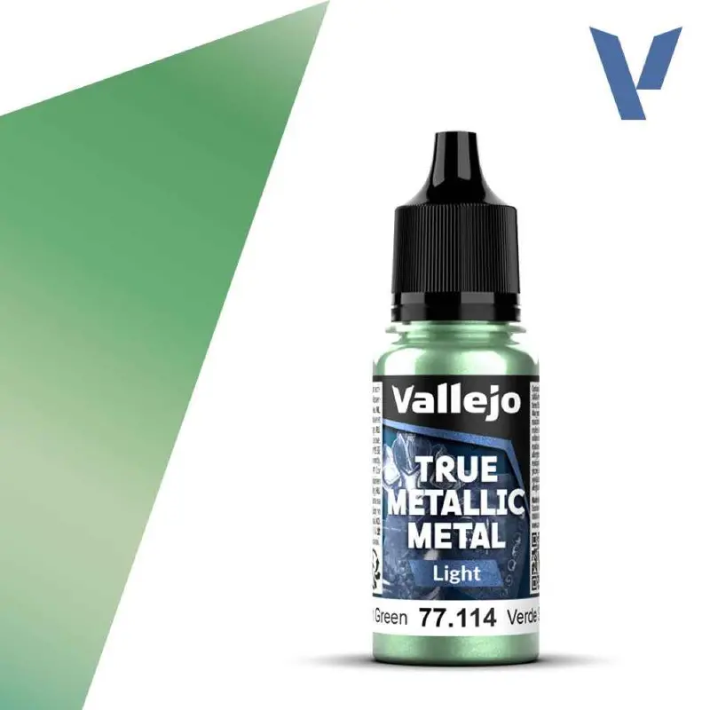 Vallejo 77114 True Metallic Metal Light Dusken Green 18 Ml 1