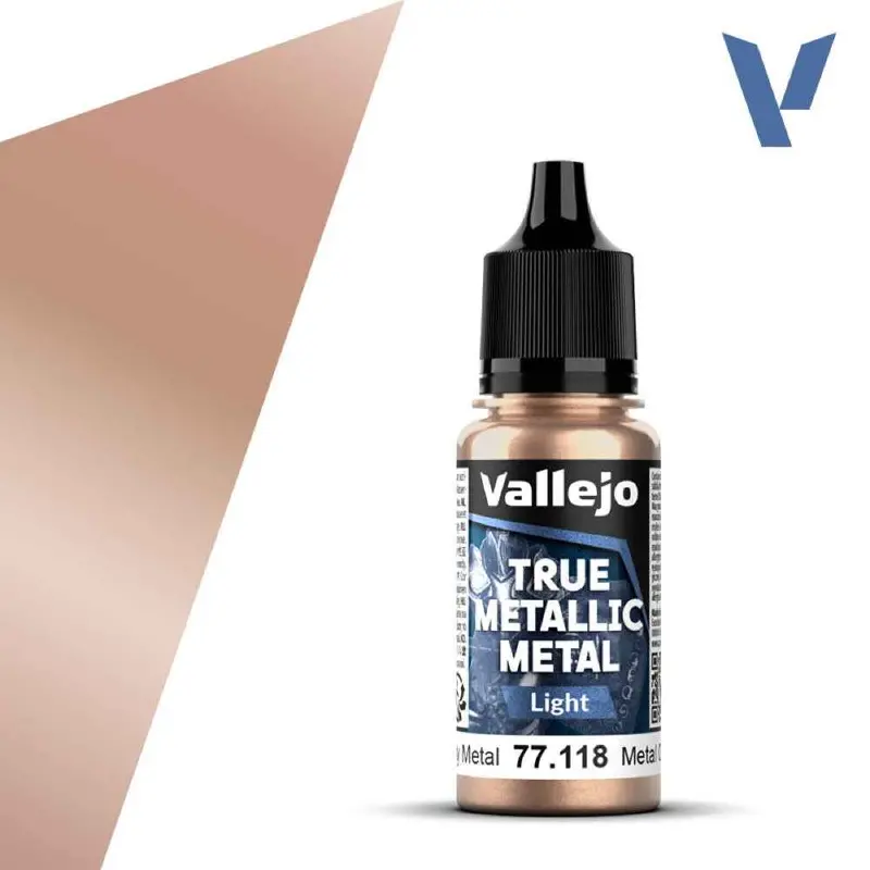 Vallejo 77118 True Metallic Metal Light Rusty Metal 18 Ml 1