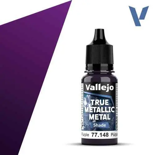 Vallejo 77148 True Metallic Metal Shade Amethyst Purple 18 Ml 1