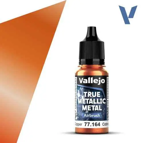 Vallejo 77164 True Metallic Metal Airbrush Ancient Copper 18 Ml 1