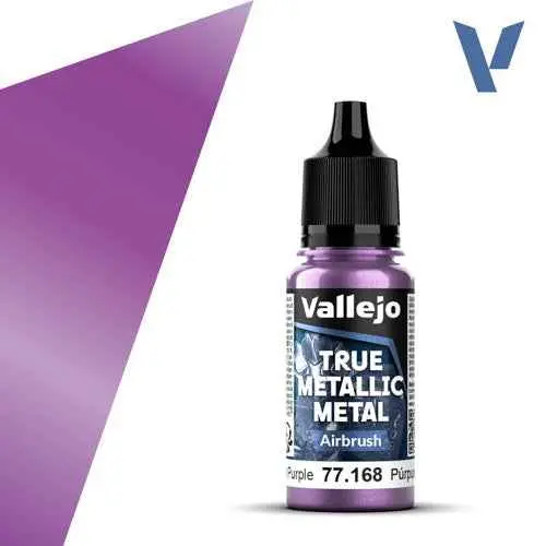 Vallejo 77168 True Metallic Metal Airbrush Amethyst Purple 18 Ml 1