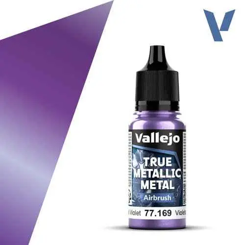 Vallejo 77169 True Metallic Metal Airbrush Celestial Violet 18 Ml 1