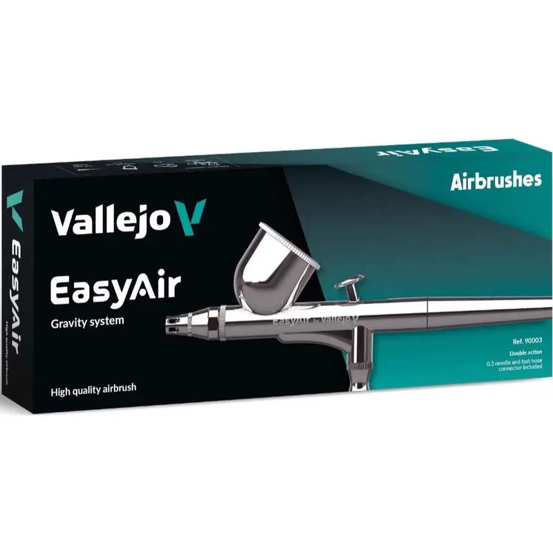 Vallejo 90003 Easyair Gravity System 0.3 Starter Airbrush 1