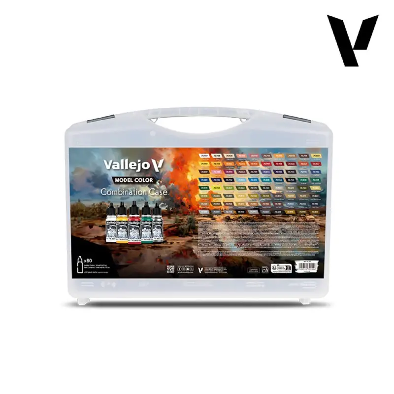 Vallejo Model Colour Av70254 Combination Case (80 Colours) 1