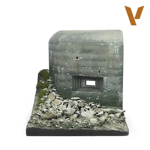 Vallejo Sc012 Scenics Wwii Bunker 8 X 8 Cm 1