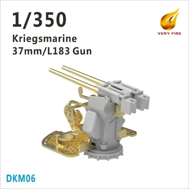 Very Fire Vfdkm06 1/350 Kriegsmarine 37Mm/L183 Gun 1