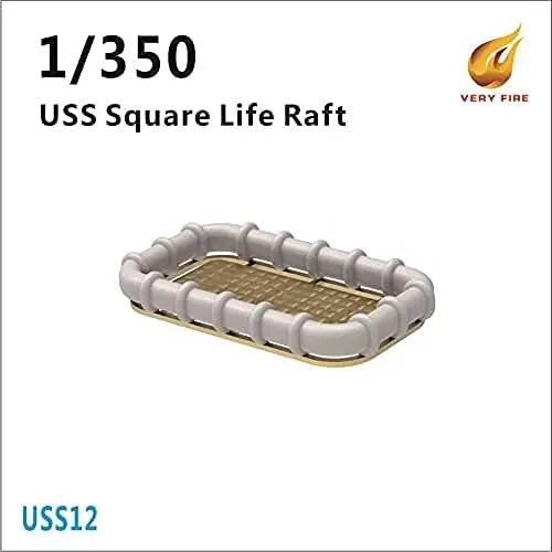 Very Fire Vfuss12 1/350 Uss Life Square Rafts 1