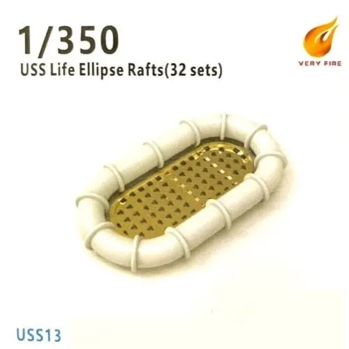 Very Fire Vfuss13 1/350 Uss Life Ellipse Rafts 1