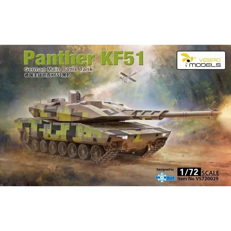 Vespid Models 720029S 1/72 Panther Kf51 German Main Battle Tank 1