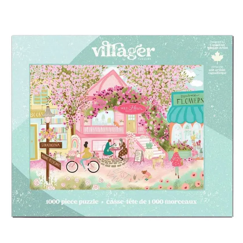 Villager City In Bloom 1000Pc Jigsaw Puzzle 1
