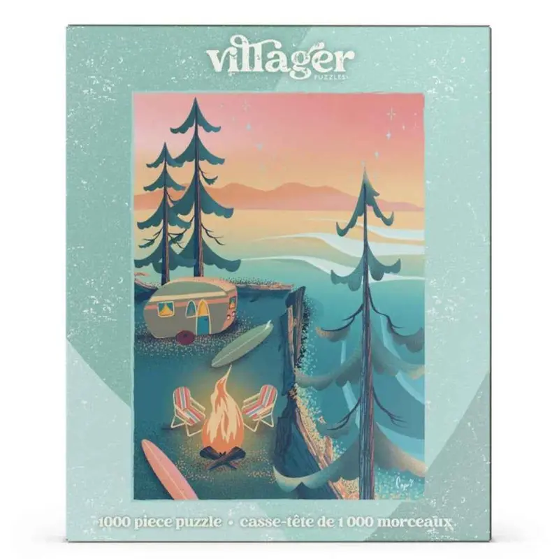 Villager Coastal Camping 1000Pc Jigsaw Puzzle 1