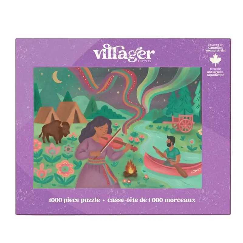 Villager Dancing Sky 1000Pc Jigsaw Puzzle 1