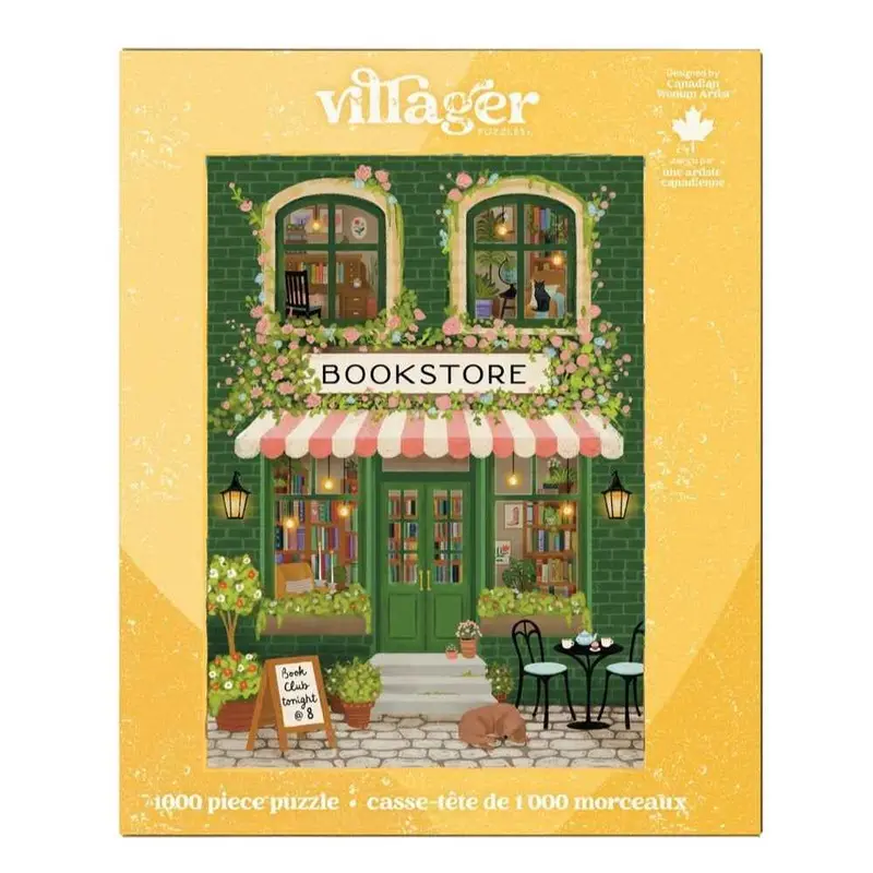 Villager Emerald Bookstore 1000Pc Jigsaw Puzzle 1