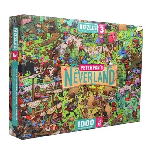 Vizzles Peter Pan's Neverland 1000Pc Jigsaw Puzzle 1