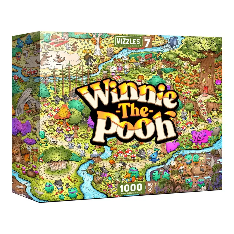 Vizzles Winnie The Pooh 1000Pc Jigsaw Puzzle 1