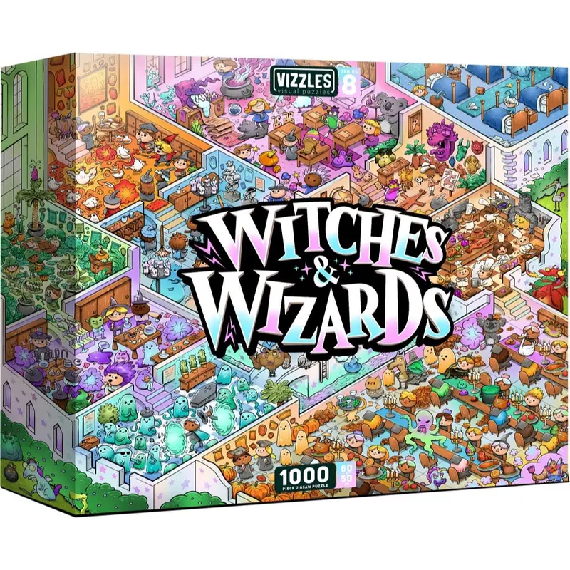 Vizzles Witches And Wizards 1000Pc Jigsaw Puzzle 1