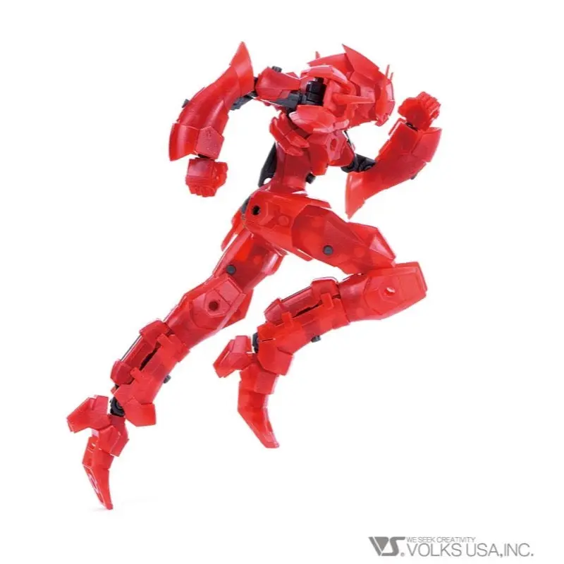 Vlocker's Vl-22632 Nexate Prime Red/Gun Metallic Ver. Plastic Model Kit 1