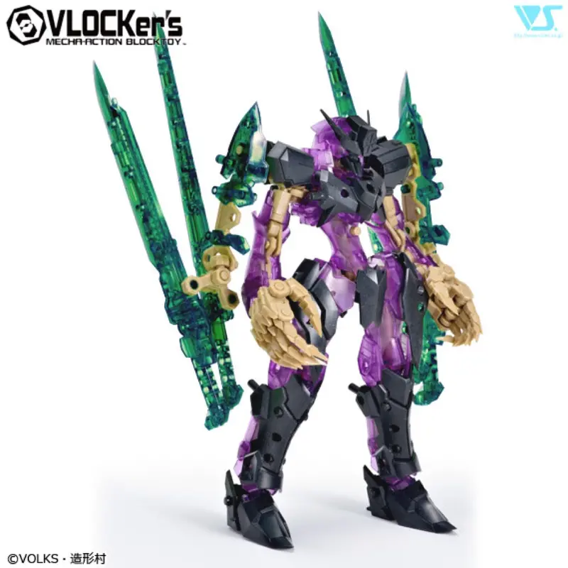 Vlocker's Vl-22732 Nexate Prime V-Raid Clear Purple/Black Ver. Plastic Model Kit 1